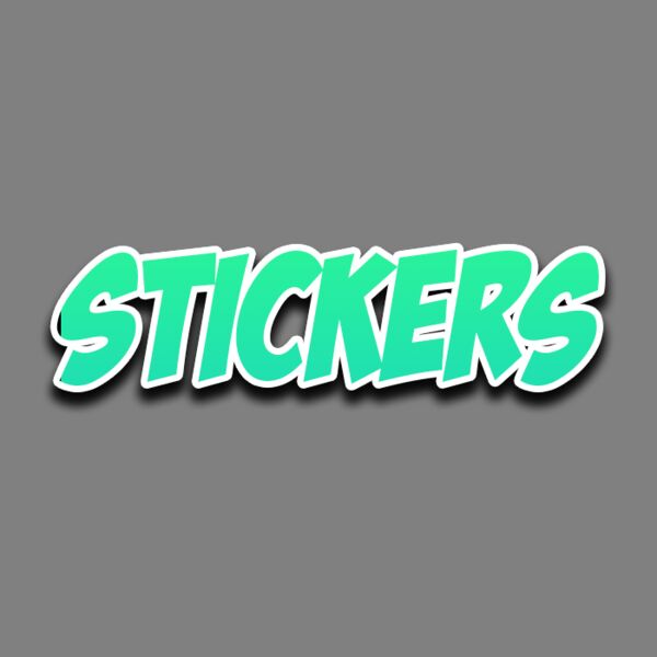 100 Stickers 3"x3" Thumbnail