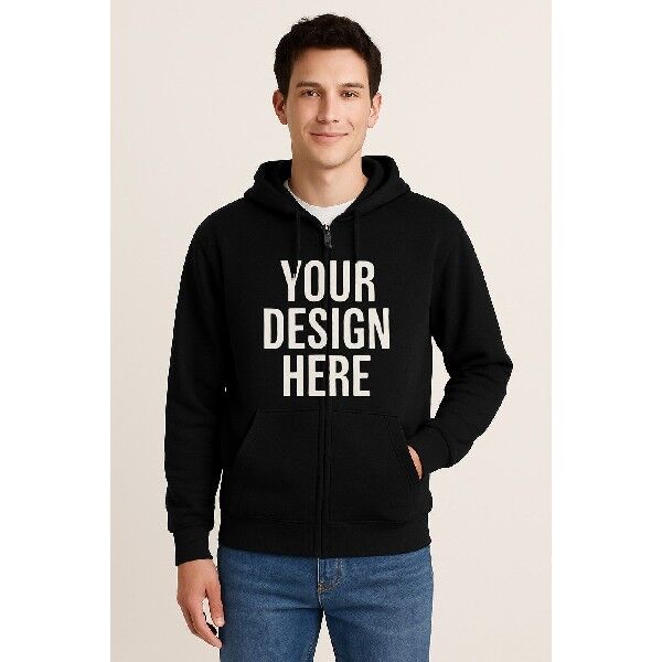 Adult Full Zip Hooded Sweatshirt Thumbnail